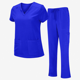 GO! Classic Royal Cargo Scrub Set