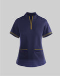 2D Luxe Signature Top - Navy Gold