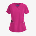 2D GO Jogger Scrub Top - Pink Rose