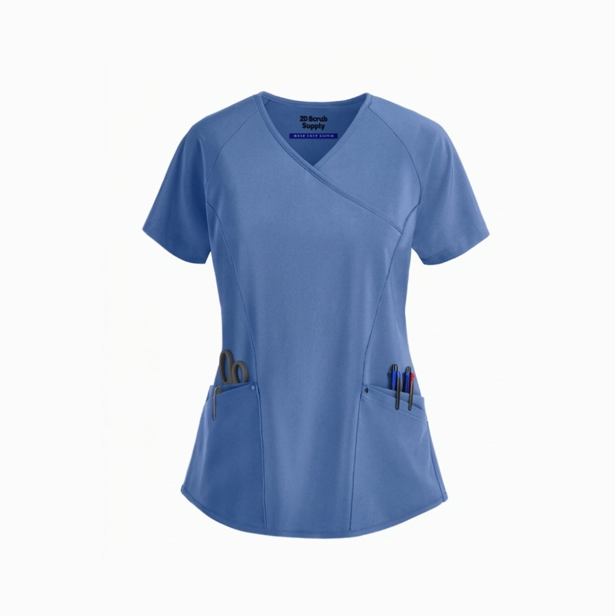 2D GO Jogger Scrub Top - Ceil