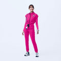 Classic Collar Neck- Polished professional appearance that stands out in any healthcare setting. Pop Colored Zipper- Bold, eye- catching in a contrasting color, fun, fashionable Zipper Release- Front zipper, Easy wear and removal, saving you time and ensuring a secure fit Enhanced Stretch- Crafted premium stretch, curvy friendly Pockets-&nbsp; Pockets- 1 chest, 2 side waist, 1side leg, 2 back