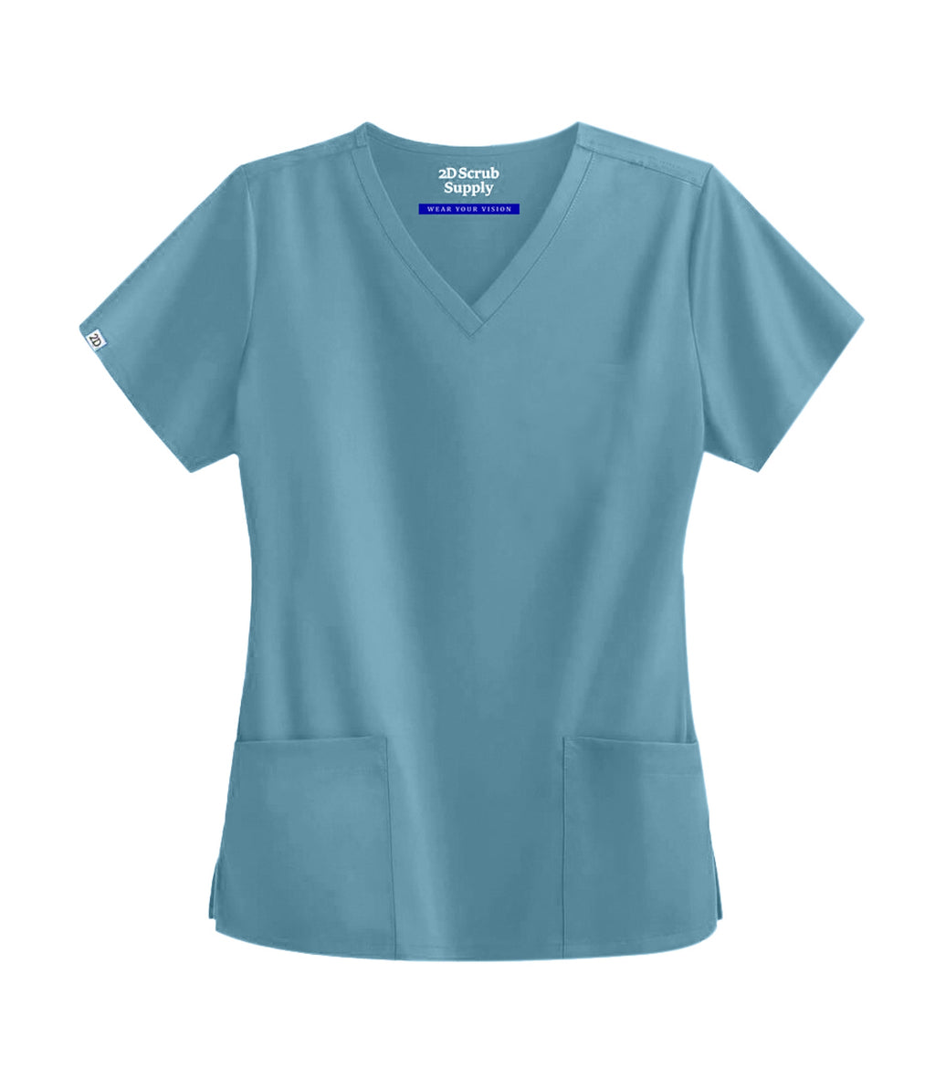 2D Action Collection – Bermuda Blue Scrub Set