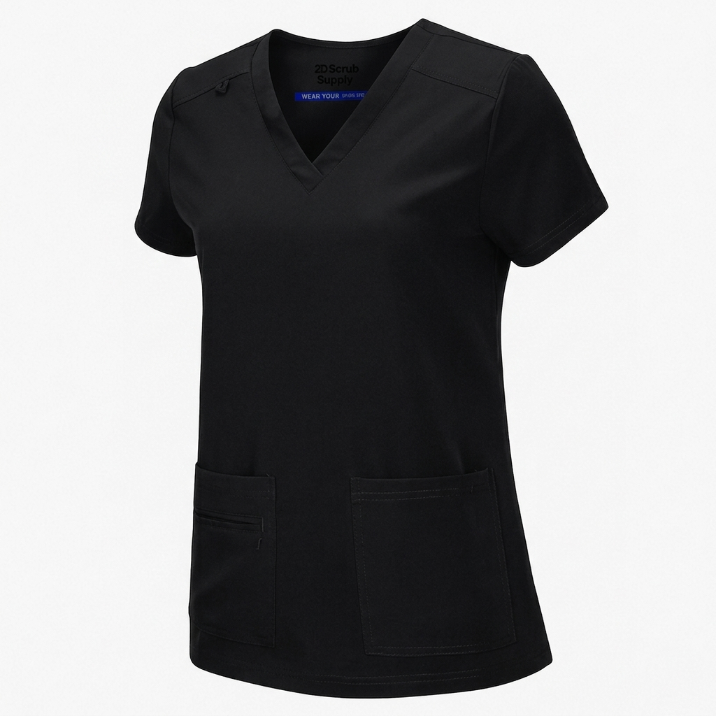 GO! Classic Black Cargo Scrub