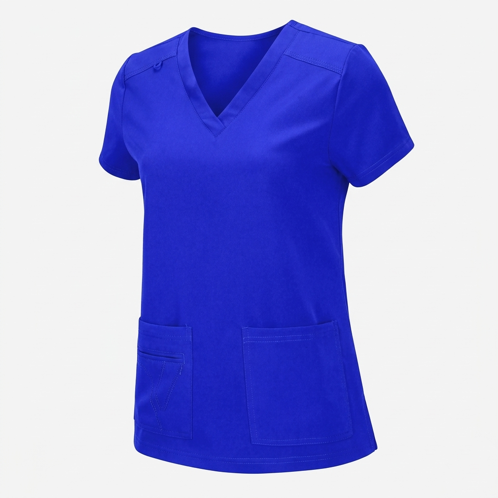 2D GO Scrub Top - Royal – 2D Scrub Supply