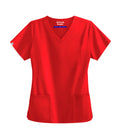 2D Action Scrub Top – Red