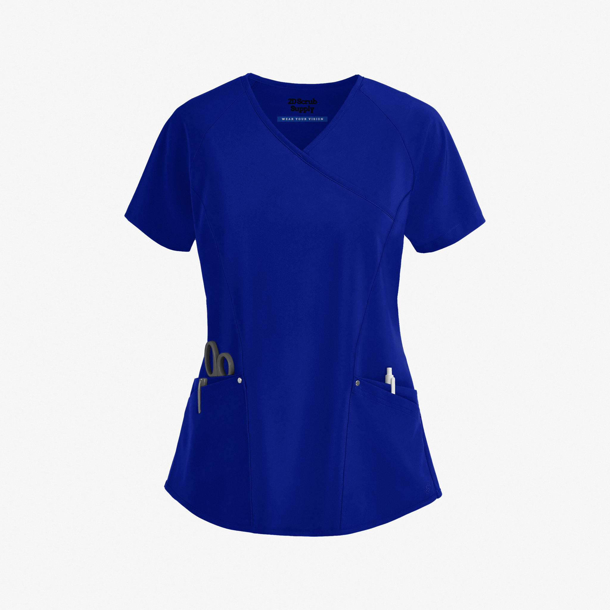 2D GO Jogger Scrub Top - Royal