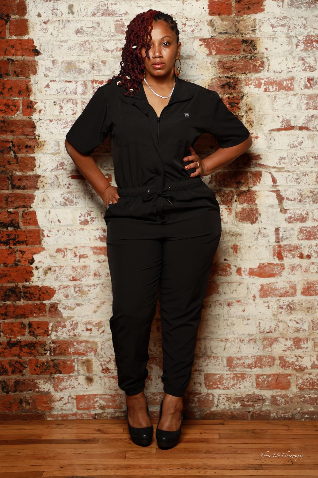 2D Jumpsuit - Black