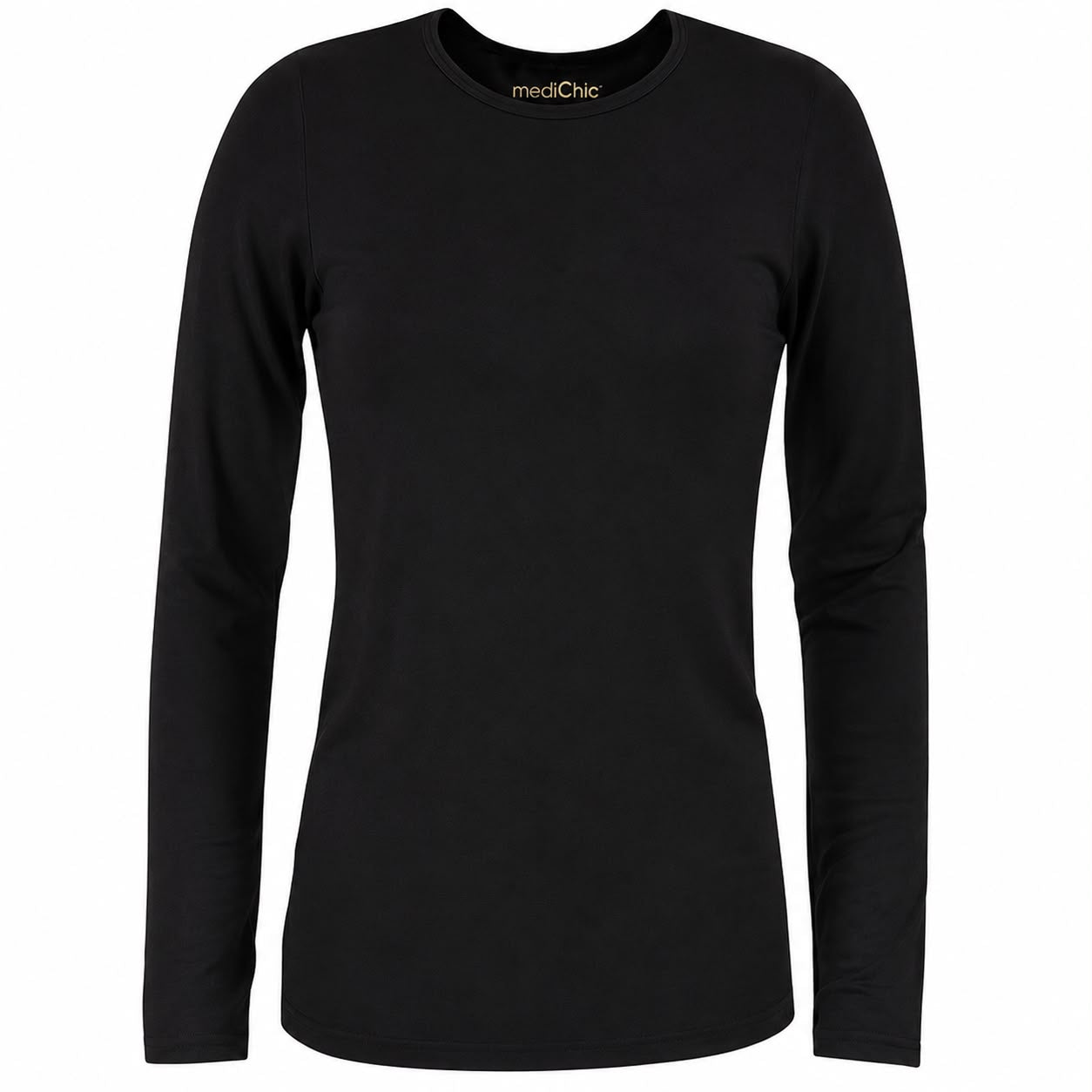 T Shirts-Long Sleeve Performance Underscrub - Black