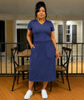 2D MediChic Knit Waist - Navy
